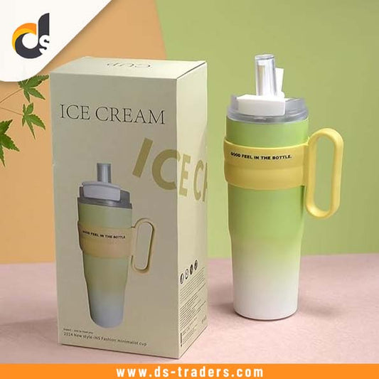 Stainless Steel Insulated Tumbler with Unique Handle