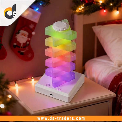 DIY Rubik Triangle Rainbow Night Light