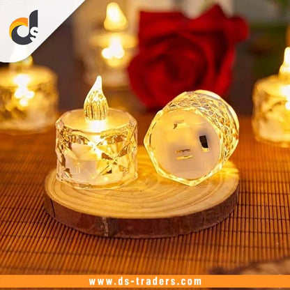 Flameless Crystal LED Candle Night Light