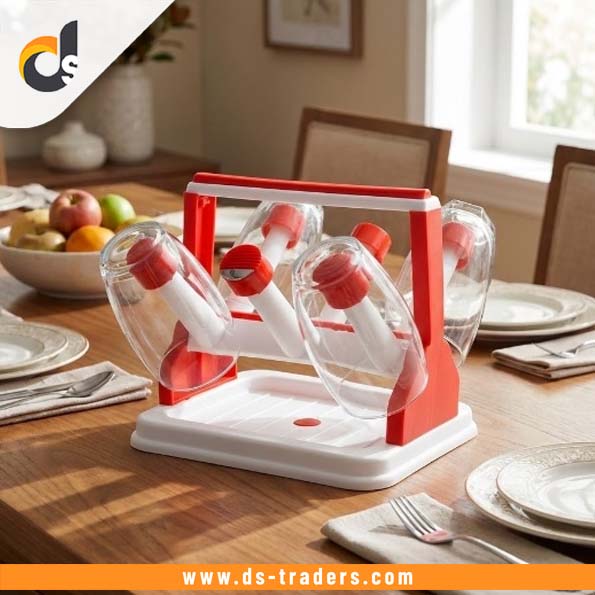 Creative Glass Plastic Stand Holder