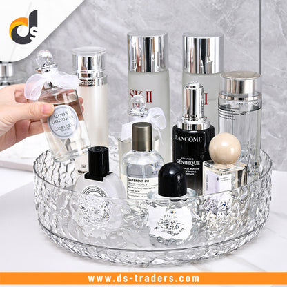 360 Rotatable Frosted Acrylic Multifunctional Tray