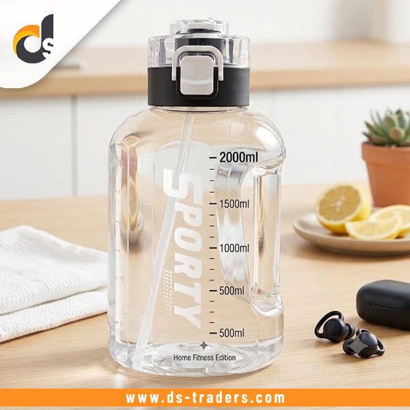 Jumbo Plastic Sports Water Bottle 2000ML