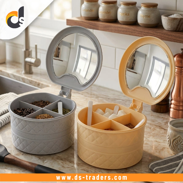 4-in-1 Kitchen Spice Storage Box