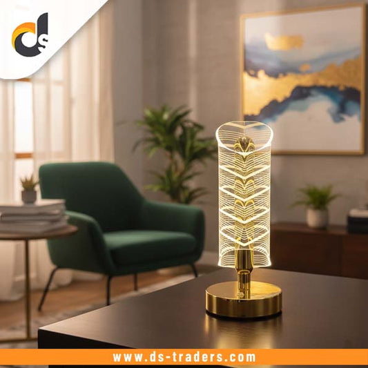 Rechargeable Touch Sensor Crystal Table Lamp