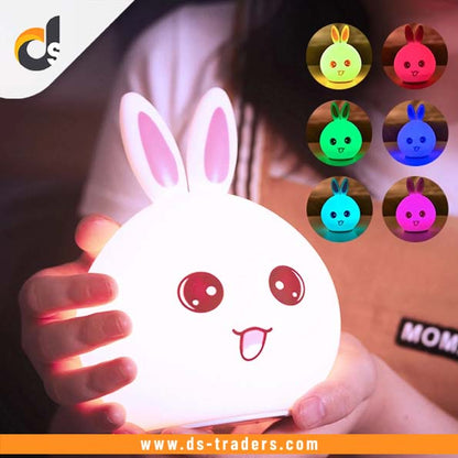 Silicone Rabbit LED Night Light