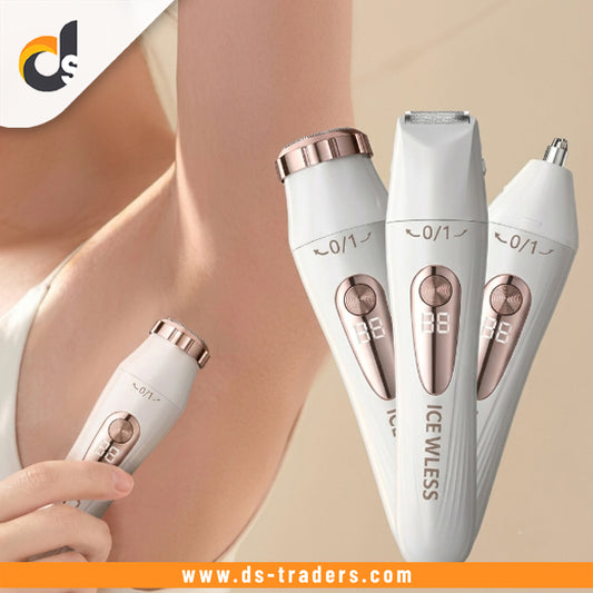 3-in-1  Rechargeable Beauty Razor & Eyebrow Trimmer