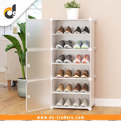 Space-Saving Attachable Cabinet Shoe Rack