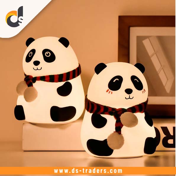 Rechargeable Silicon Panda Sensor Lamp