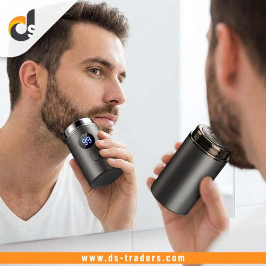 Rechargeable Mini Portable Shaver with Digital Display
