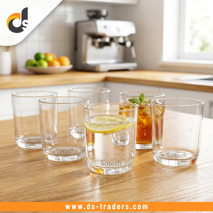 6PCs Signature Clear Glass Set