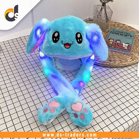 LED Jumping Bunny Ear Hat