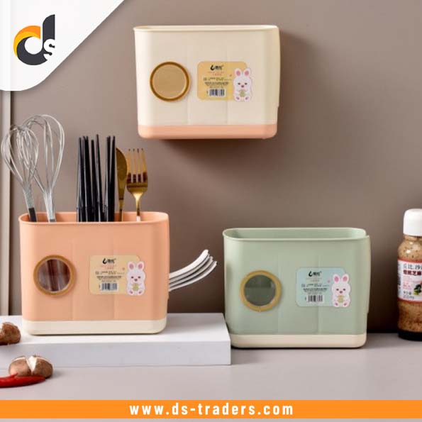 Self-Adhesive Wall Mounted Multi Storage Container