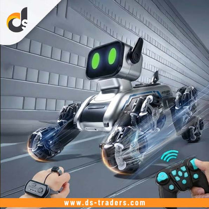Remote & Watch Control Stunt Spray Robot Car