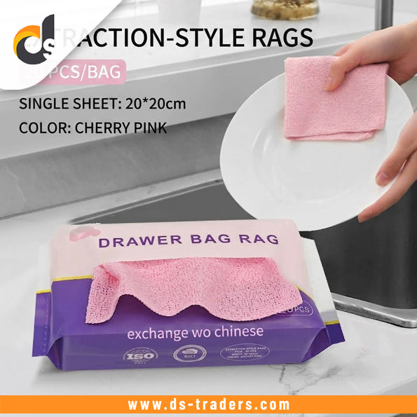 Reusable Oil Absorbent Microfiber Cleaning Cloths (20PCs)