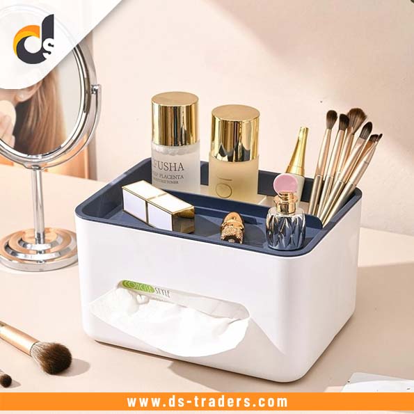 Multifunctional Desktop Tissue Organizer Box
