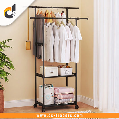 Multifunctional Iron Shoe and Hat Shelf Rack