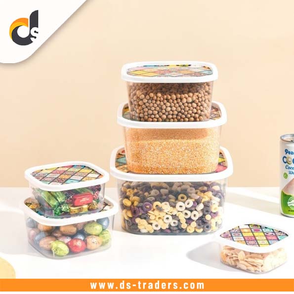 Pack Of 6 - Sealed Storage Container