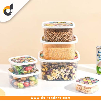 Pack Of 6 - Sealed Storage Container