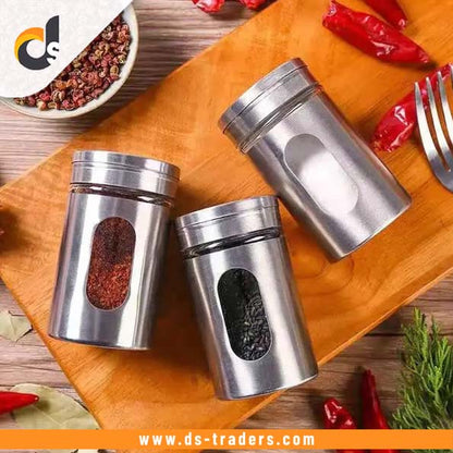 Stainless Steel Pepper Salt & Spice Jar