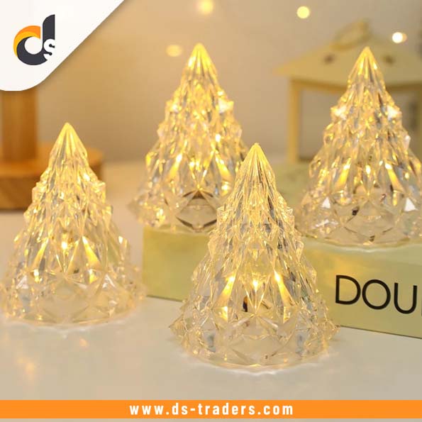 Crystal LED Tree Shape Candle Light