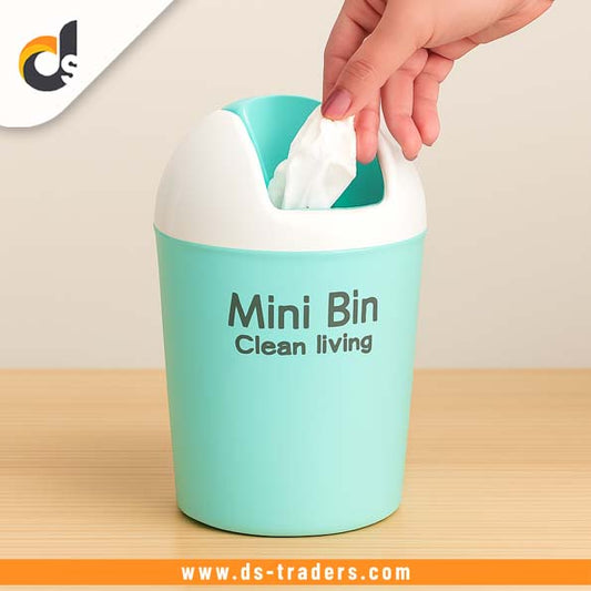 Mini Plastic Desktop Trash Bin