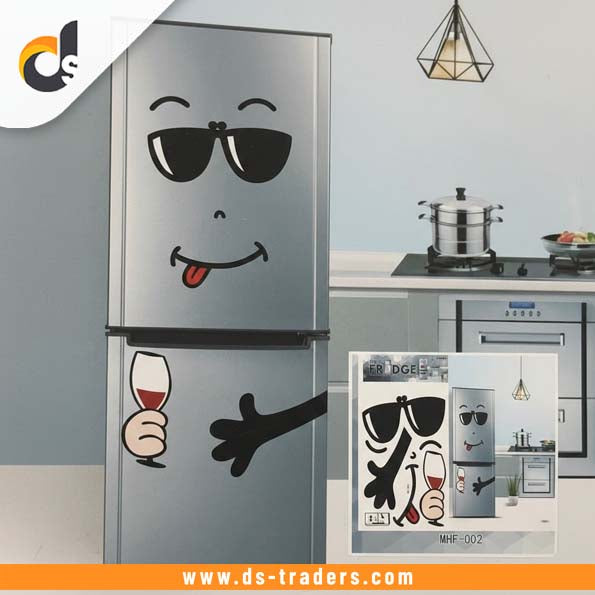 Self Adhesive Smiley Fridge Sticker (Random Sticker)