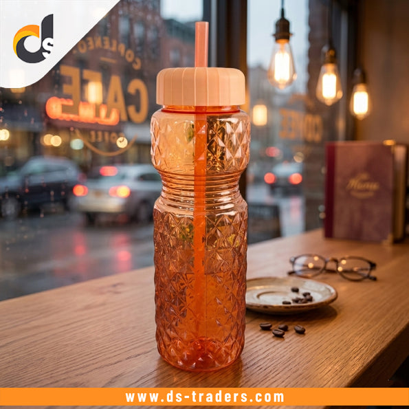 Twinkle Water Bottle With Straw