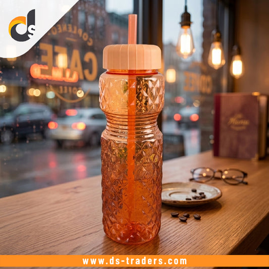 Twinkle Water Bottle With Straw