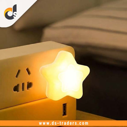 Star Shaped Night Light USB port