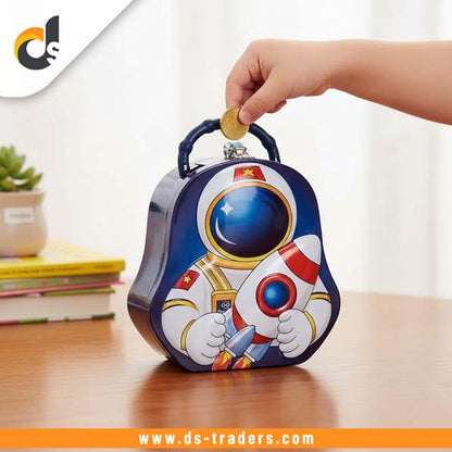 Astronote Space Metal Money Saving Box