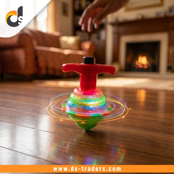 Kids Spinning Top With Music