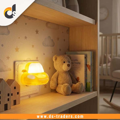 LED Car Shape Socket Night Light