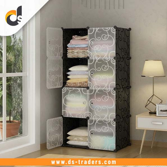 8 Cubes Wardrobe Cabinet Storage Organizer