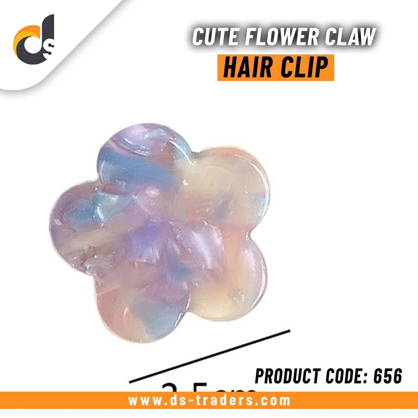 Cute Flower Claw Hair Clip