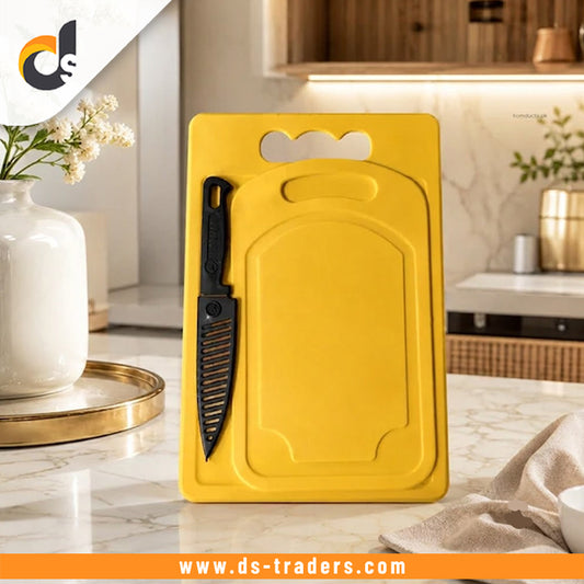 3-Piece Cutting Board Set with Chef Knife