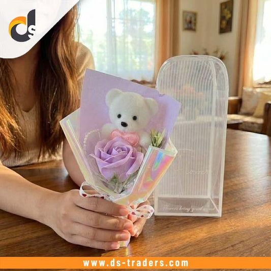 Creative Fabric Knitted Flower Bouquet