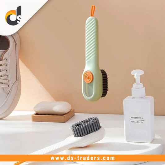 Multifunctional Cleaning Brush with Liquid Compartment