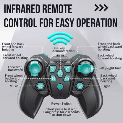 Remote & Watch Control Stunt Spray Robot Car