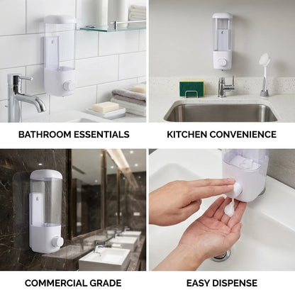Wall-Mounted Manual Press Soap Dispenser