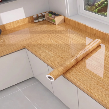Self Adhesive Oak Wood Marble Sheet
