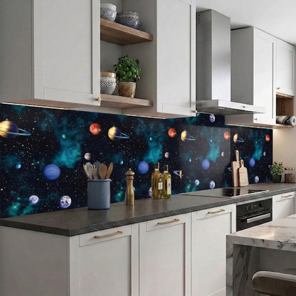 Self Adhesive Universe Galaxy Marble Sheet