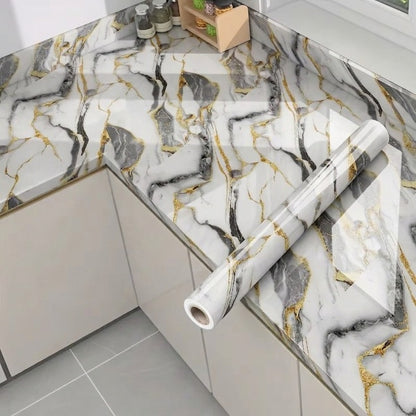 Self Adhesive Foamic Marble Sheet (120x40 Inches)