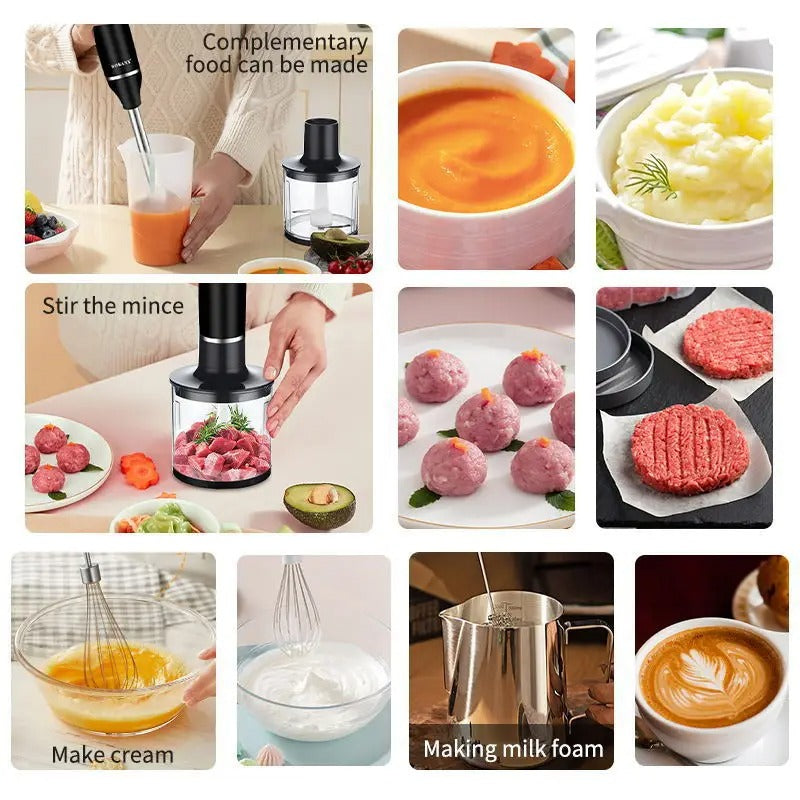 4-in-1 Stainless Steel Electric Blender