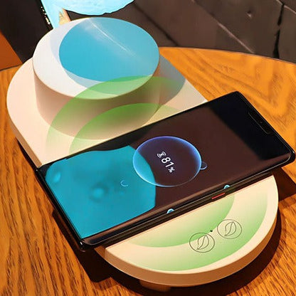 Moon Lamp with Wireless Charger & Bluetooth Speaker