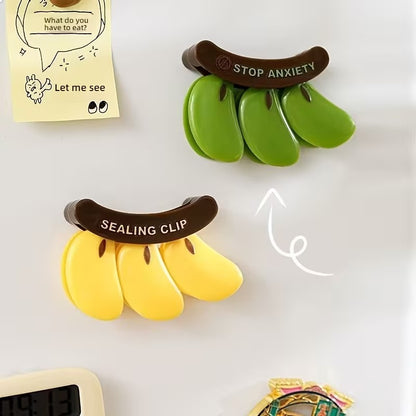 Banana Magnetic Bag Sealing Clip