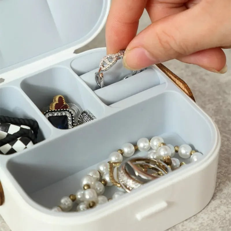 Portable Mini Travel Jewelry Storage Box