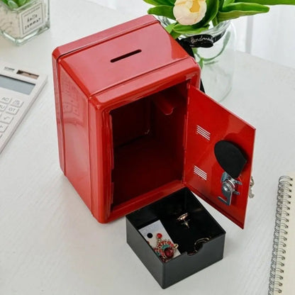 Metal Saving Box with Password & Key Lock
