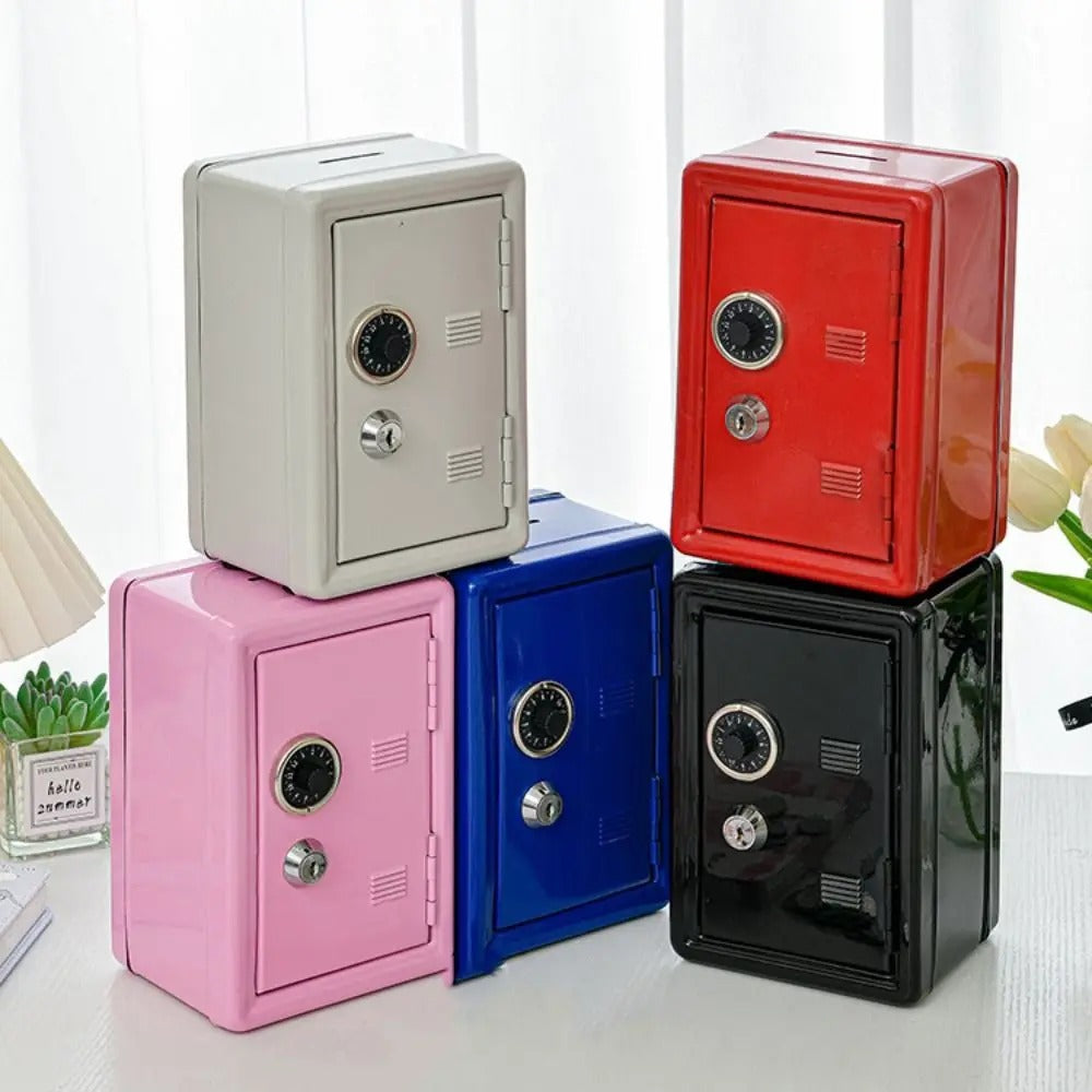 Metal Saving Box with Password & Key Lock