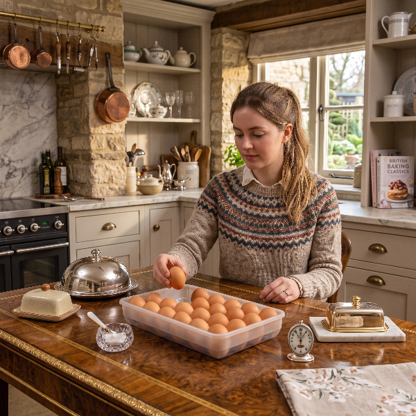 24 Grid Transparent Egg Storage Tray