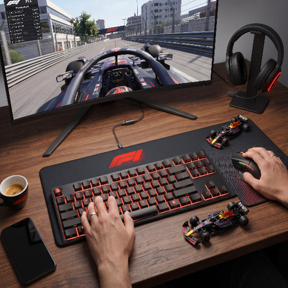 Smooth Gaming Keyboard Desk Mat (Random Design)